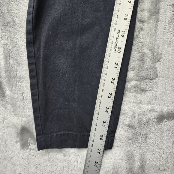Old Navy Pants Womens 8 Black Skinny Ankle Uniform Pant Stretch Cotton Office - Picture 9 of 11